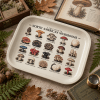 Woodland Forager North American Mushroom Metal Tray - Image 5 of 0