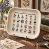 Wildflower Almanac North American Blooms Metal Tray - Image 1 of 0