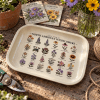 Wildflower Almanac North American Blooms Metal Tray - Image 4 of 0
