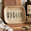 Mediterranean Grove Olive Study Metal Tray - Image 3 of 0