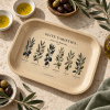Mediterranean Grove Olive Study Metal Tray - Image 5 of 0