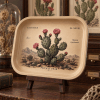 Desert Rose Prickly Pear Metal Tray - Image 1 of 0