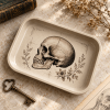 Antique Anatomist Skull Study Metal Tray - Image 5 of 0