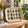 Tropical Herbarium Leaf Study Metal Tray - Image 2 of 0