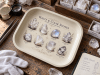 Luminous Stones White Crystal Metal Tray - Image 4 of 0