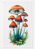 Tea Towel Watercolor Mushroom - Image 2 of 0