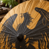 Flaming Phenix Parasol Oil Paper Parasol - Image 4 of 0