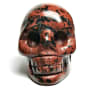 SK-02 50mm STONE SKULL IN MAHOGANY - Image 2 of 0