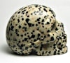 SK-03 50mm STONE SKULL IN DALMATIAN - Image 1 of 0