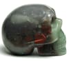 SK-06 50mm STONE SKULL IN BLOODSTONE - Image 1 of 0