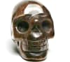 SK-26 50mm STONE SKULL IN TIGER EYE - Image 2 of 0