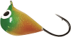 Fiskas Handpainted Jigs - HP25 Metallic Gold Green - 2.5MM - Image 1 of 0