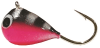 Fiskas Handpainted Jigs - 2.5MM - HP14 NEW Black Silver Stripe Glows Pink - Image 1 of 0