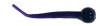 Little Atom Nuggies Plastic Tails - 6 tails per pack - 14 Grape - Image 1 of 0