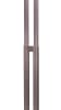 2 Way Adjustable Garment Rack with Straight Arms and Satin Nickel Finish - Image 2 of 0