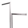 2 Way Adjustable Garment Rack with Straight Arms and Satin Nickel Finish - Image 3 of 0