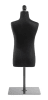 Black child dress form with canvas covering and countertop base for retail apparel display - Image 3 of 0