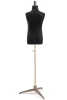 Child display dress form with natural canvas torso on metal tripod base adjustable retail mannequin for boutiques and designers - Image 3 of 0