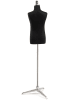 Child display dress form with natural canvas torso on metal tripod base adjustable retail mannequin for boutiques and designers - Image 3 of 0