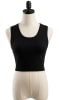 Premium natural female display dress form torso with canvas finish and dual pole connectors for retail apparel displays and garment design use - Image 1 of 0