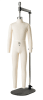 Half Scale Professional male full body dress form on adjustable stand – The Signature Collection by Zing Display - Image 1 of 0