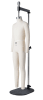 Half Scale Professional male full body dress form on adjustable stand – The Signature Collection by Zing Display - Image 2 of 0