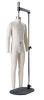 Half Scale Professional male full body dress form on adjustable stand – The Signature Collection by Zing Display - Image 3 of 0