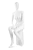 Seated Female Egghead Full-Body Mannequin | PM Collection | Zing Display - Image 1 of 0