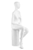 Seated Female Egghead Full-Body Mannequin | PM Collection | Zing Display - Image 2 of 0