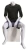 tomas headless seated male mannequin retail display zing display - Image 3 of 0
