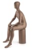Seated Male Egghead Full-Body Mannequin | PM Collection | Zing Display - Image 2 of 0