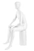 Seated Male Egghead Full-Body Mannequin | PM Collection | Zing Display - Image 2 of 0