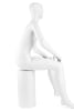 Seated Male Egghead Full-Body Mannequin | PM Collection | Zing Display - Image 5 of 0