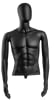 Male Egghead Torso Mannequin with Removable Arms & Adjustable Base | Zing Display - Image 2 of 0