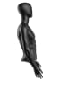 Male Egghead Torso Mannequin with Removable Arms & Adjustable Base | Zing Display - Image 3 of 0