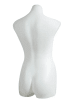 3/4 Female Torso Form in Milky White - Image 3 of 0