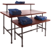 nesting topper large table pipe collection anthracite grey retail display zing display - Image 2 of 0