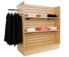 maple slatwall merchandiser retail display fixture - Image 1 of 0