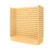 maple slatwall merchandiser retail display fixture - Image 4 of 0
