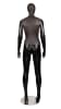Black Leatherette Mixed Fabric Female Mannequin - Image 2 of 0