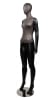 Black Leatherette Mixed Fabric Female Mannequin - Image 3 of 0
