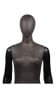 Black Leatherette Mixed Fabric Female Mannequin - Image 4 of 0