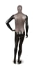 distressed leather look male mannequin matte black hand on hip retail display zing display - Image 4 of 0