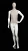 linen mixed fabric male mannequin matte white hand on hip retail display zing display - Image 1 of 0