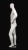 linen mixed fabric male mannequin matte white hand on hip retail display zing display - Image 2 of 0