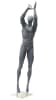 Athletic Gray Egghead Male Basketball Mannequin - Image 1 of 0