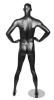 Male silver metallic pewter fiberglass mannequin for modern retail apparel display - Image 3 of 0