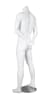 glossy white headless male mannequin arms behind back retail display zing display - Image 3 of 0