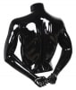 glossy black headless male half torso mannequin arms behind back retail display zing display - Image 2 of 0