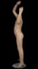 fleshtone child mannequin headless stretching pose retail display zing display - Image 4 of 0